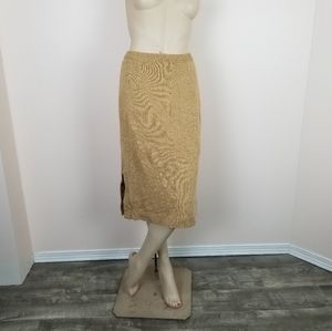 Vintage Sebastian silk blend knit pencil skirt